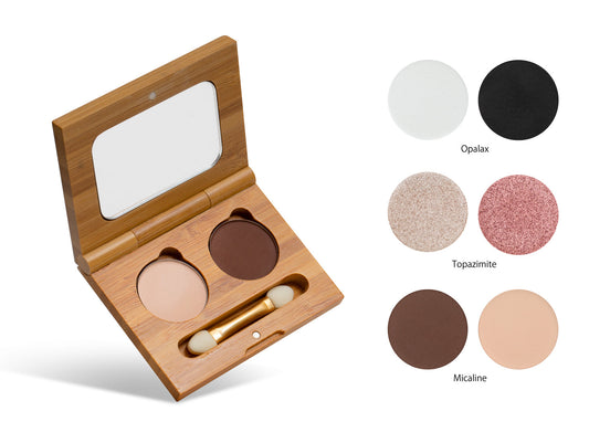 Vegan Mineral Eyeshadow Duo | Clean, Toxin-Free, Sustainable Beauty-0